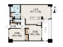 2LDK、価格8780万円、専有面積58.75m2、バルコニー面積9.45m2 約15.2帖のLDKを中心に各居室を配置した使いやすい2LDK。プライベート空間とリビングを分けやすく、生活動線にも配慮された間取りです。ご家族でもゆとりある暮らしが叶います。