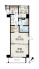 1DK+S（納戸）、価格4998万円、専有面積40.07m2、バルコニー面積3.97m2 40.07m2・1DK+Sの間取り。約6.5帖のLDと約6.4帖の洋室は引き戸でつながり、一体利用も可能です。約3.2帖のサービスルームやリビング収納を備えた、収納力のある機能的な間取りです。